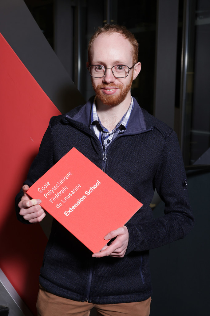 Louis working at EPFL Extension School